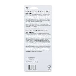 Mod Podge Glow-In-The-Dark Decoupage Glue - 4 oz, Back Of Package