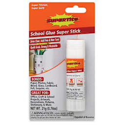 Supertite School Glue Super Stick, 0.74 oz, Front Of Package