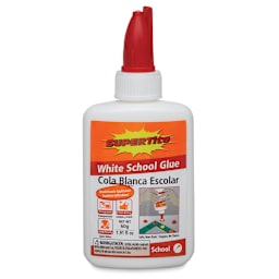 Supertite White School Glue, 1.91 oz, Front 