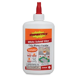 Supertite White School Glue, 7.97 oz, Front