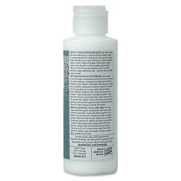 Mod Podge Water Resistant Glue and Sealer - 4 oz (Back of bottle)