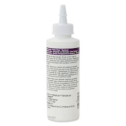 Aleene's Stick & Restick Repositionable Adhesive - 4 oz, back of the squeeze bottle