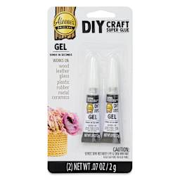 Aleene's DIY Craft Super Glue Gel - Pkg of 2, front of the packaging