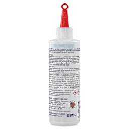 Beacon Fabri-Fix Permanent Adhesive - 8 oz, back of the bottle