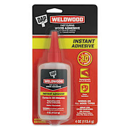 DAP Weldwood Instant Wood Adhesive - 4 oz - front of packaging
