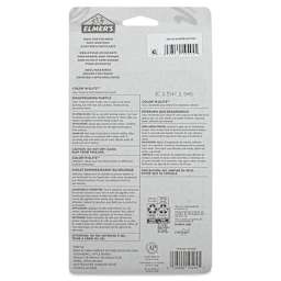 Elmer's Color n Glitz Glitter Glue Sticks - 6 g, Pkg of 12 - back of packaging