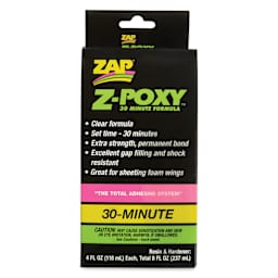 Zap Z-Poxy 30 Minute Epoxy Formula - 8 oz Set - front of packaging