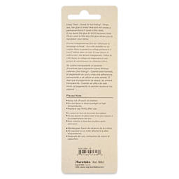 Kuretake Zig 2 Way Glue Pen - Broad Tip - back of packaging