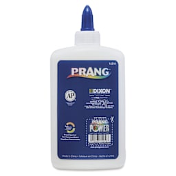 Prang Washable Liquid White School Glue - 7.9 oz - back of bottle
