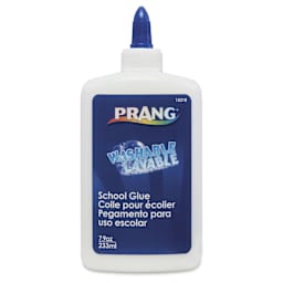 Prang Washable Liquid White School Glue - 7.9 oz - front of bottle
