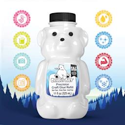 Bearly Art Precision Craft Glue Bear Refill - 11 oz - features