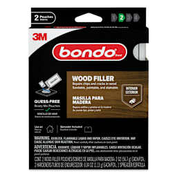 Bondo Wood Filler Ready Mix Pouches - Pkg of 2, 2 oz front of packaging