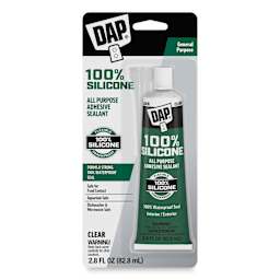 DAP All Purpose Adhesive Silicone Sealant - 2.8 oz Tube front of packaging