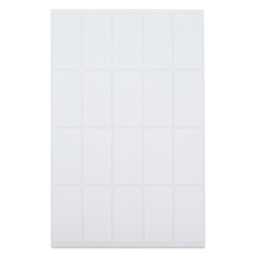 Charles Leonard Self-Adhesive All Purpose Removable Labels - Pkg of 500, 3/4" x 1-1/2" single sheet