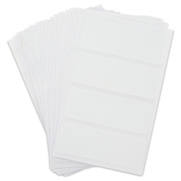 Charles Leonard Self-Adhesive All Purpose Label - Pkg of 128, 1" x 2-3/4"