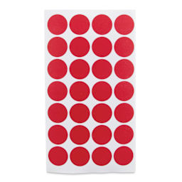 Charles Leonard Color Coding Labels - Pkg of 1000, Red, 3/4" single sheet