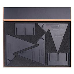 Etchr Mirror Drawing Projector, disassembled stand inside of packaging shown