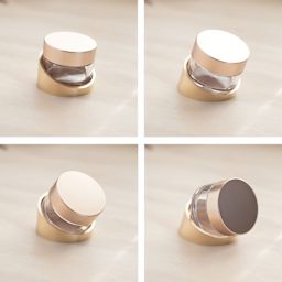 Tom's Studio Tilt Ink Pot Holder, ink pot being placed in base