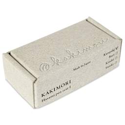 Kakimori Hasami Porcelain Pen Rest - Karayaki, packaging box