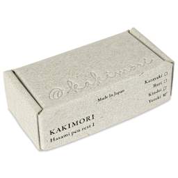Kakimori Hasami Porcelain Pen Rest - Yuteki, packaging box