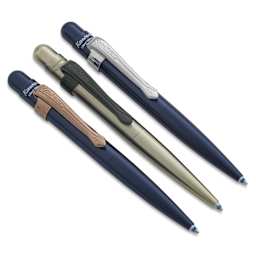 Kaweco Liliput Ballpoint Pen Clips, shown clipped on three pens (not included)