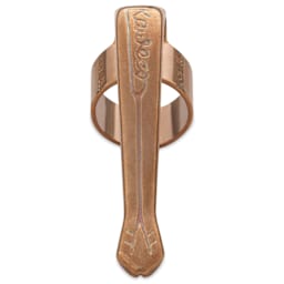 Kaweco Liliput Fountain Pen Clip - Bronze, seen from above