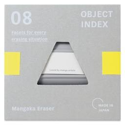 Object Index Mangaka Eraser - Triangular, front of the box