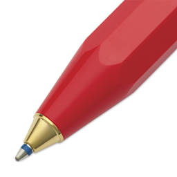 Kaweco Classic Sport Ballpoint Pen - Red, Blue Ink - close-up of tip