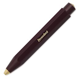 Kaweco Classic Sport Ballpoint Pen - Bordeaux, Blue Ink - retracted