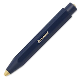Kaweco Classic Sport Ballpoint Pen - Navy, Blue Ink - retracted