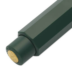 Kaweco Classic Sport Ballpoint Pen - Green, Blue Ink - end of push-button mechanism