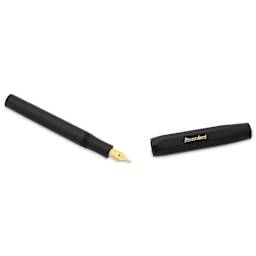 Kaweco Classic Sport Fountain Pen - Black, Extra-Broad, cap removed