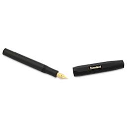 Kaweco Classic Sport Fountain Pen - Black, Medium, cap removed