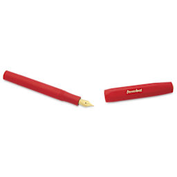 Kaweco Classic Sport Fountain Pen - Red, Extra-Fine, cap removed