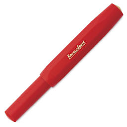 Kaweco Classic Sport Fountain Pen - Red, Medium, cap replaced