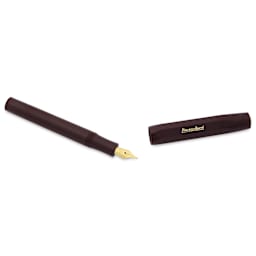 Kaweco Classic Sport Fountain Pen - Bordeaux, Broad, cap removed