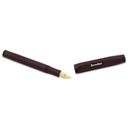 Kaweco Classic Sport Fountain Pen - Bordeaux, Extra-Broad, cap removed