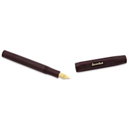 Kaweco Classic Sport Fountain Pen - Bordeaux, Fine, cap removed