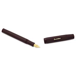 Kaweco Classic Sport Fountain Pen - Bordeaux, Extra-Fine, cap removed