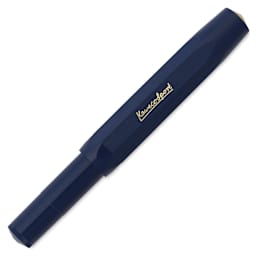 Kaweco Classic Sport Fountain Pen - Navy, Broad, cap replaced