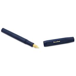 Kaweco Classic Sport Fountain Pen - Navy, Extra-Fine,cap removed