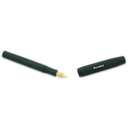 Kaweco Classic Sport Fountain Pen - Green, Broad, cap removed
