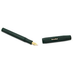 Kaweco Classic Sport Fountain Pen - Green, Medium, cap removed