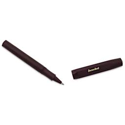 Kaweco Classic Sport Rollerball Pen - Bordeaux, cap removed