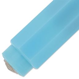 Kaweco Frosted Sport Ballpoint Pen - Light Blueberry - close-up of push-button mechanism