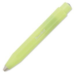 Kaweco Frosted Sport Ballpoint Pen - Fine Lime - retracted