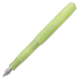 Kaweco Frosted Sport Fountain Pen - Fine Lime, Fine