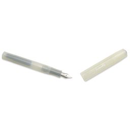 Kaweco Frosted Sport Fountain Pen - Coconut, Fine, cap removed