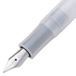 Kaweco Frosted Sport Fountain Pen - Coconut, Fine, close-up of the nib