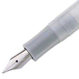 Kaweco Frosted Sport Fountain Pen - Coconut, Extra-Fine, close-up of the nib